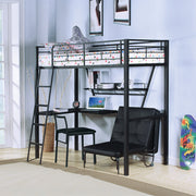 Senon Twin Loft Bed W/Desk - 37275