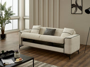 Sente Convertible Loveseat in Beige - 200-SIM-SEN-GIRNE03-2