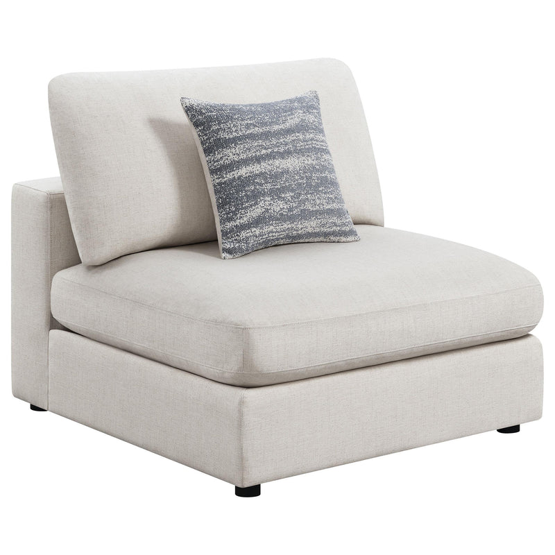 Serene 4-piece Upholstered Modular Sectional Sofa Beige - 551321-SETA