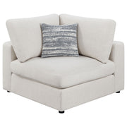 Serene 4-piece Upholstered Modular Sectional Sofa Beige - 551321-SETA