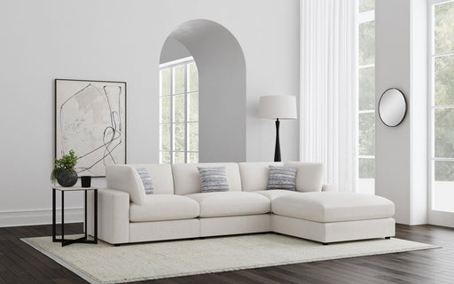 Serene 4-piece Upholstered Modular Sectional Sofa Beige - 551321-SETB