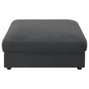 Serene 4-piece Upholstered Modular Sectional Sofa Charcoal - 551324-SETB
