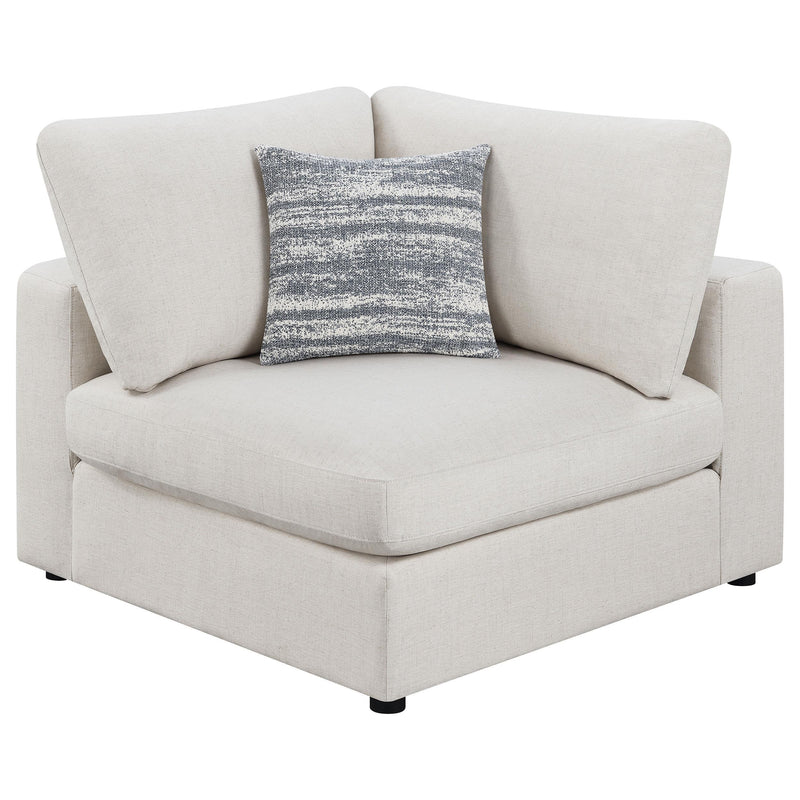 Serene 5-piece Upholstered Modular Sectional Sofa Beige - 551321-SETC