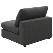 Serene 6-piece Upholstered Modular Sectional Sofa Charcoal - 551324-SET