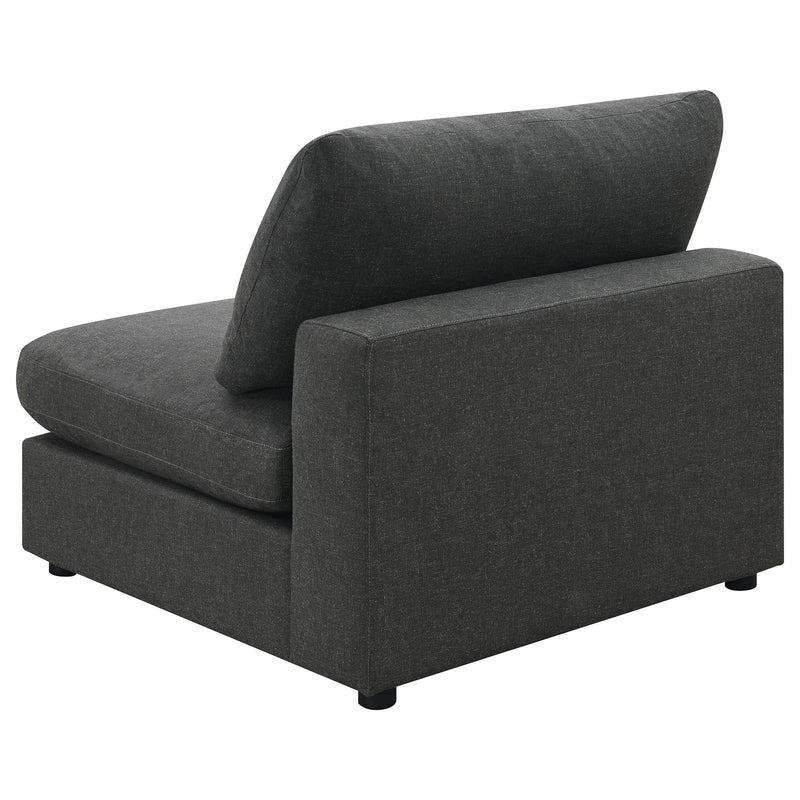 Serene 6-piece Upholstered Modular Sectional Sofa Charcoal - 551324-SET