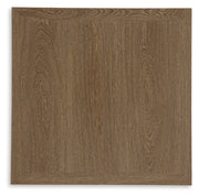 Serene Bay 2 Outdoor Lounge Chairs with End Table in Dark Brown/White from Ashley - Lara Furniture