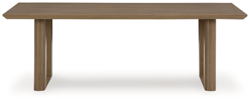 Serene Bay Dark Brown Outdoor Dining Table - P671-625