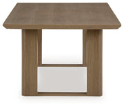 Serene Bay Dark Brown Outdoor Dining Table - P671-625