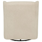 Serra Boucle Upholstered Swivel Glider Sandy Beige - 902453