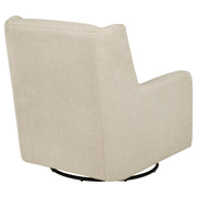 Serra Boucle Upholstered Swivel Glider Sandy Beige - 902453