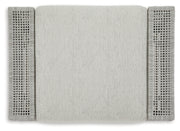 Seton Creek Outdoor Lounge Chair and Ottoman in Gray from Ashley - Lara Furniture