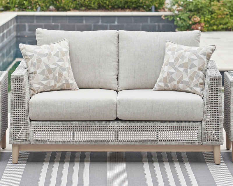 Seton Creek Outdoor Loveseat with Cushion - P798-835