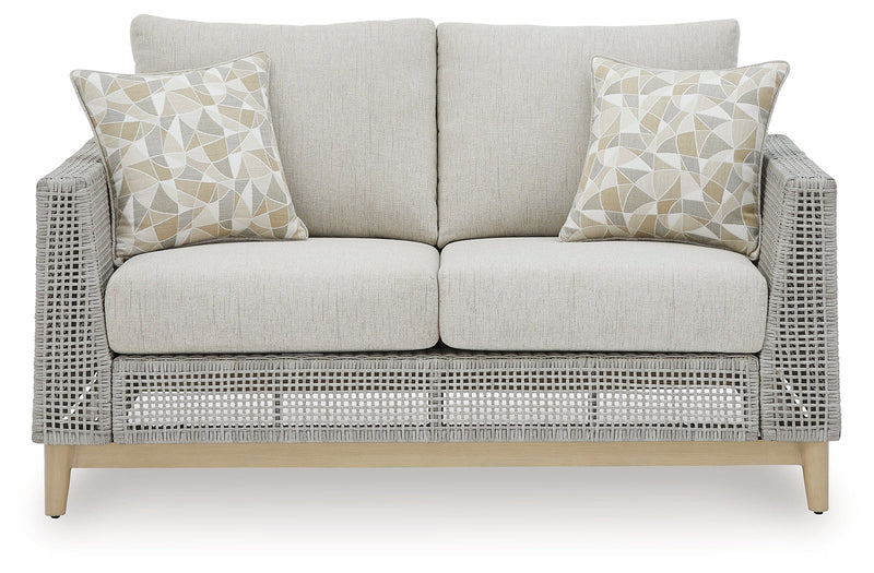 Seton Creek Outdoor Loveseat with Cushion - P798-835