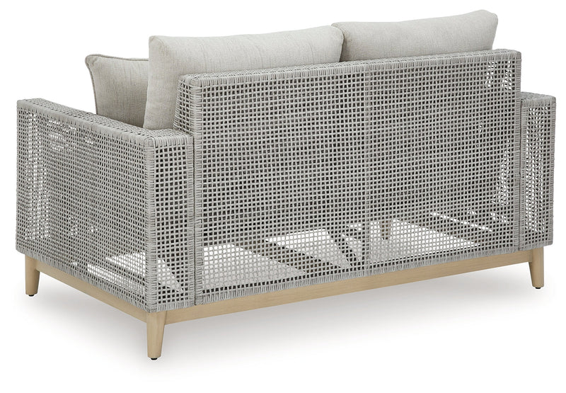 Seton Creek Outdoor Loveseat with Cushion - P798-835