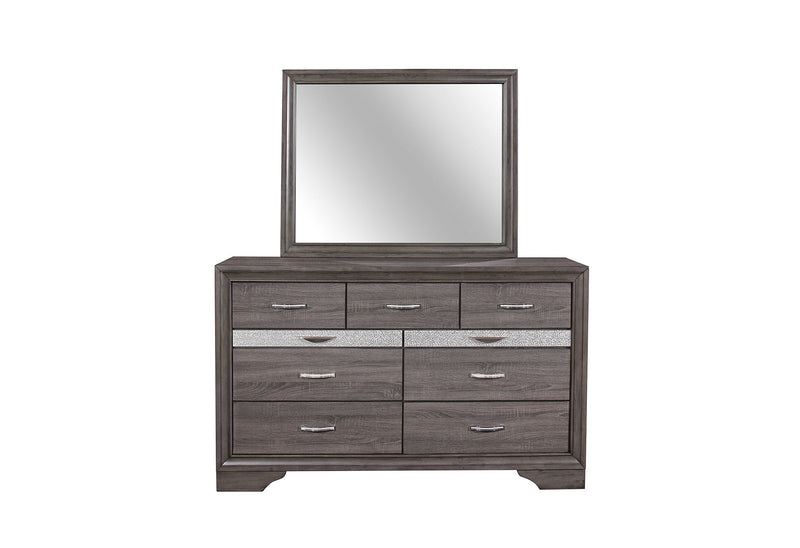 Seville Grey Mirror - SEVILLE-MALAMINE GREY-MR - Lara Furniture