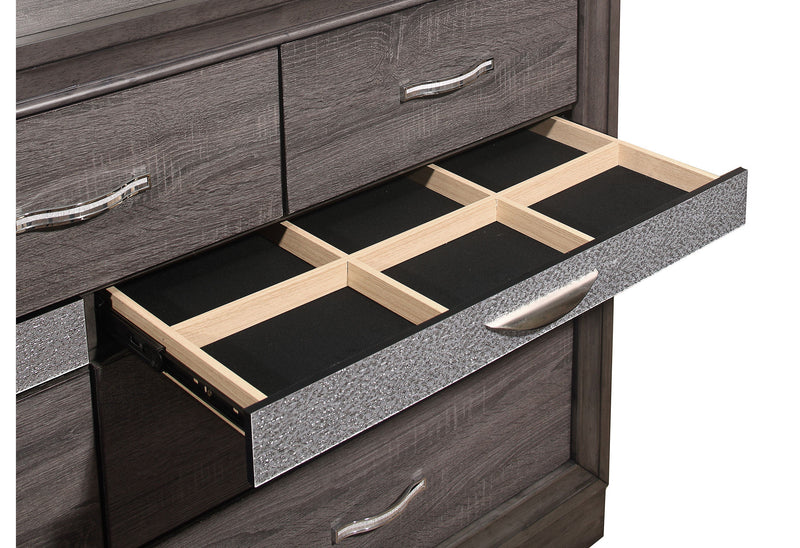 Seville Grey Mirror - SEVILLE-MALAMINE GREY-MR - Lara Furniture