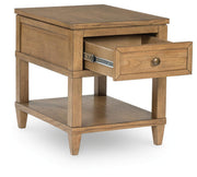 Sharlance Light Brown End Table - T655-3