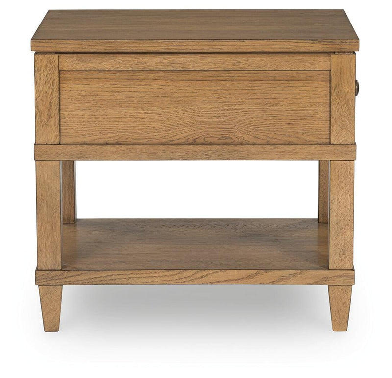 Sharlance Light Brown End Table - T655-3