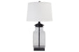 Sharolyn Transparent/Silver Finish Table Lamp - Gate FurnitureTable Lamp