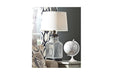 Sharolyn Transparent/Silver Finish Table Lamp - Gate FurnitureTable Lamp
