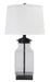 Sharolyn Transparent/Silver Finish Table Lamp - Gate FurnitureTable Lamp