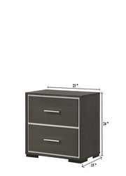 Sharpe Brown Upholstered Panel Bedroom Set - Lara FurnitureBedroom Set
