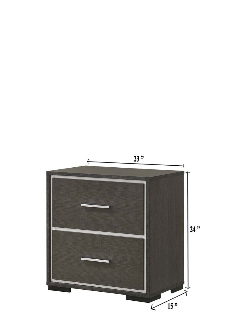 Sharpe Brown Upholstered Panel Bedroom Set - Lara FurnitureBedroom Set
