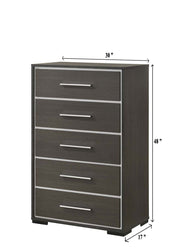 Sharpe Brown Upholstered Panel Bedroom Set - Lara FurnitureBedroom Set