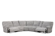 Shatha - Gray 3 PC Power Sectional with Storage Console - S462-Sectinal