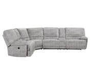 Shatha - Gray 3 PC Power Sectional with Storage Console - S462-Sectinal
