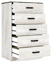 Shawburn Whitewash and Charcoal Gray Platform Bedroom Set from Ashley - Lara Furniture
