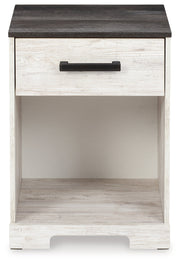Shawburn Whitewash and Charcoal Gray Platform Bedroom Set from Ashley - Lara Furniture