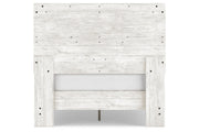 Shawburn White/Dark Charcoal Gray Full Crossbuck Panel Platform Bed - Gate FurnitureFull Bed