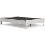 Shawburn Whitewash Full Platform Bed - Lara FurnitureFull Bed