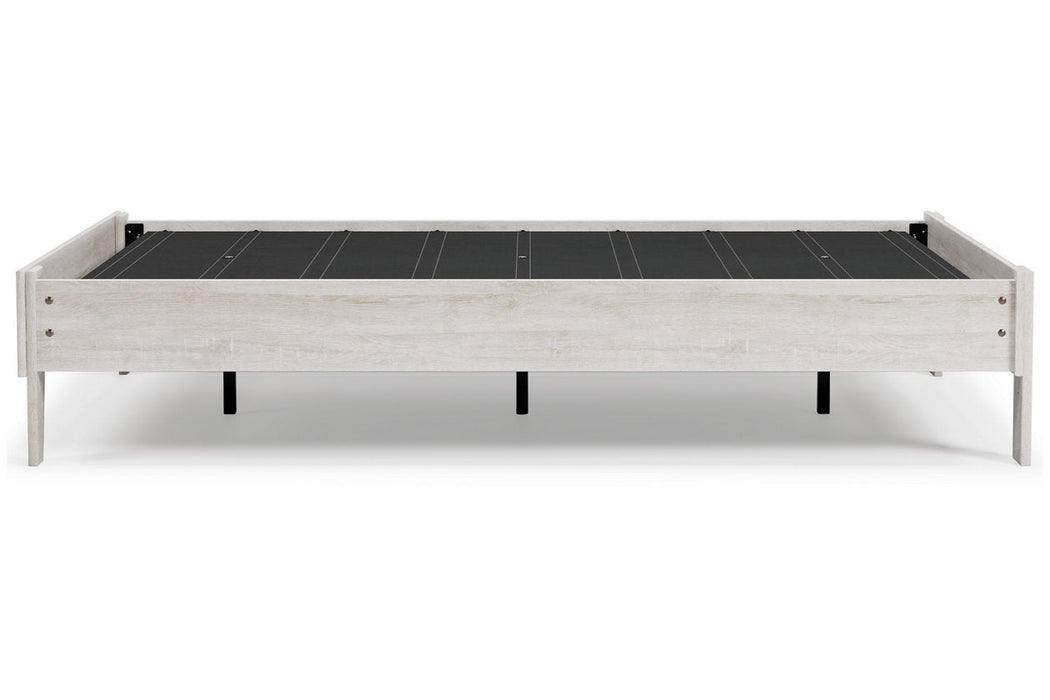 Shawburn Whitewash Full Platform Bed - Gate FurnitureFull Bed