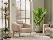 Shelby 3-pieces (Sofa & 2 Chair) Livingroom Set Beige in Beige - 101-SHE-ORK-311