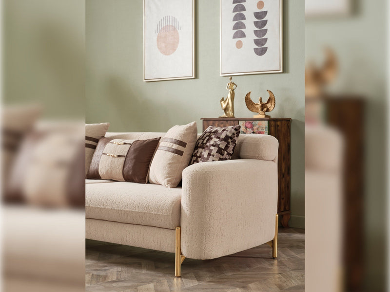 Shelby 3-pieces (Sofa & 2 Chair) Livingroom Set Beige in Beige - 101-SHE-ORK-311