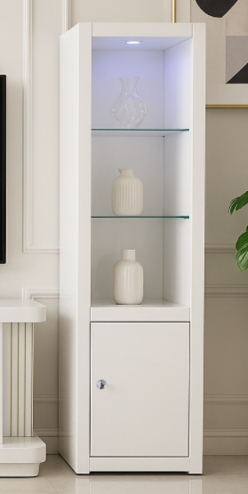 SHELF1004RT – Display Shelves 21.7"×15.7"×74.8" (WHITE) - 210000007906