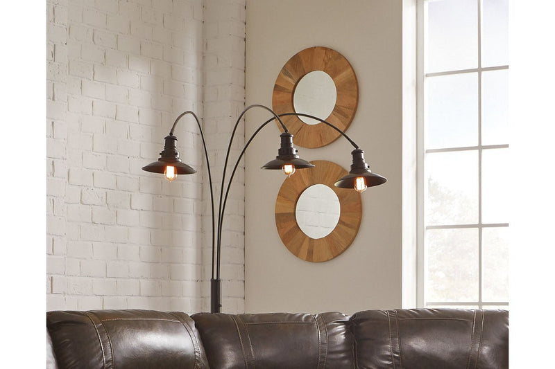 Sheriel Black Floor Lamp - Lara FurnitureFloor Lamps