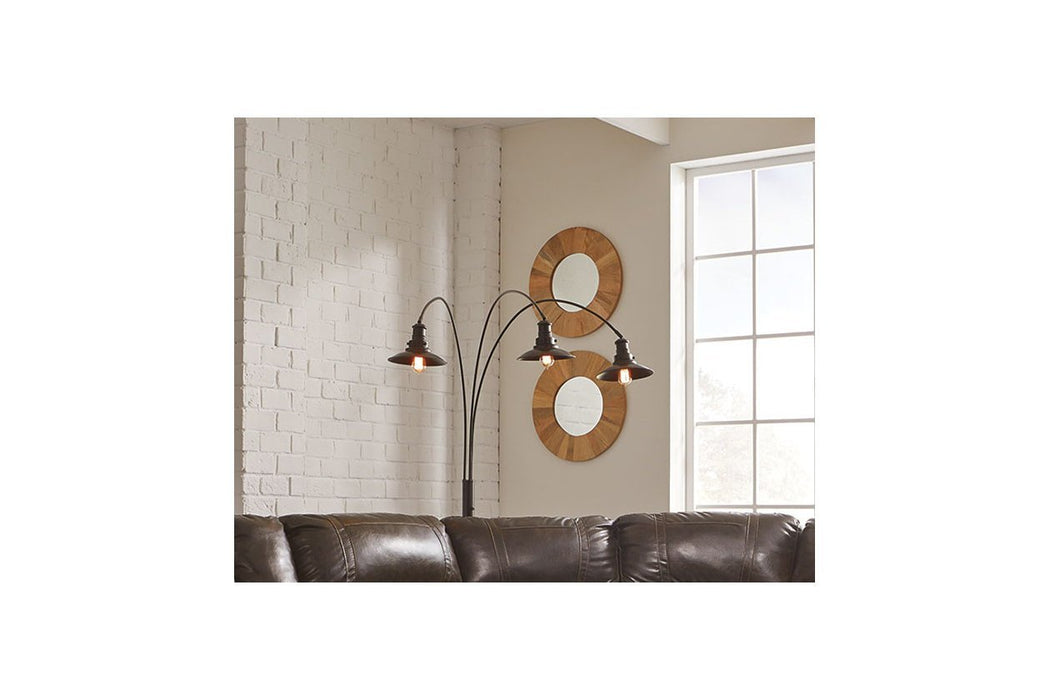 Sheriel Black Floor Lamp - Gate FurnitureFloor Lamps