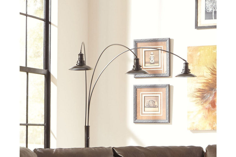 Sheriel Black Floor Lamp - Lara FurnitureFloor Lamps