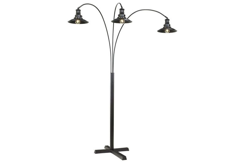 Sheriel Black Floor Lamp - Lara FurnitureFloor Lamps