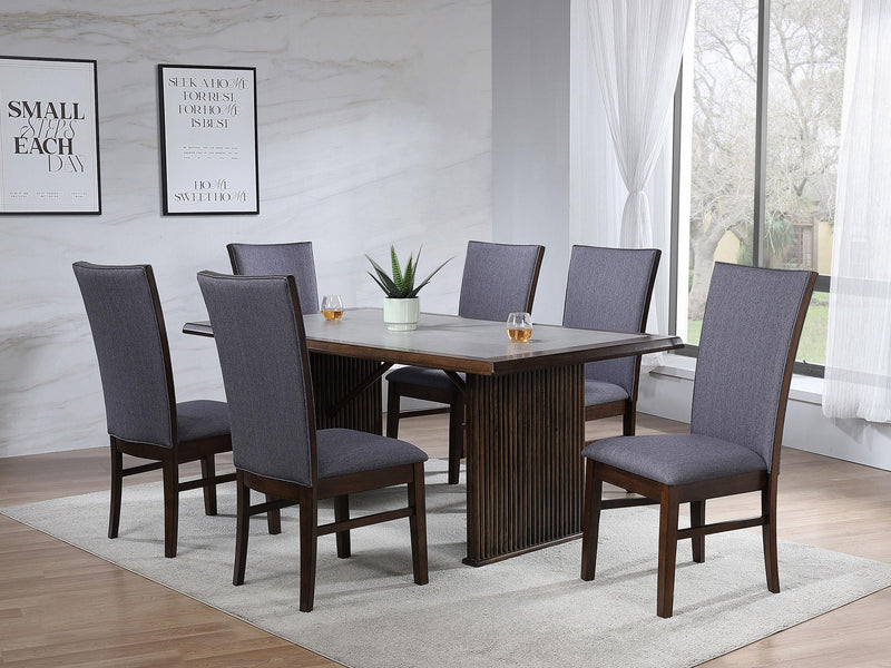 Sherwood Upholstered Dining Side Chair Grey (Set of 2) - 193592