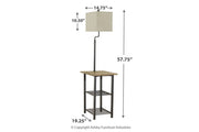 Shianne Black Floor Lamp - Lara FurnitureFloor Lamps