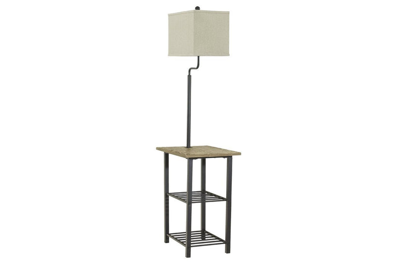 Shianne Black Floor Lamp - Lara FurnitureFloor Lamps