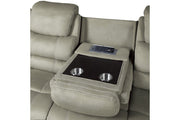Shola Gray Reclining Living Room Set - Lara FurnitureLiving Room Set