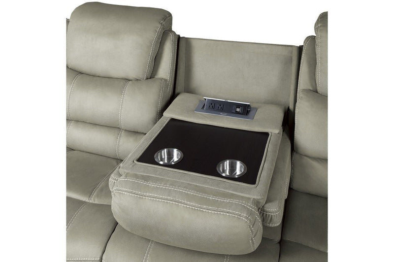 Shola Gray Reclining Living Room Set - Lara FurnitureLiving Room Set