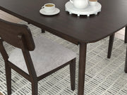 Shorbyn Merlot Dining Table and 4 Chairs (Set of 5) - PCD607-225
