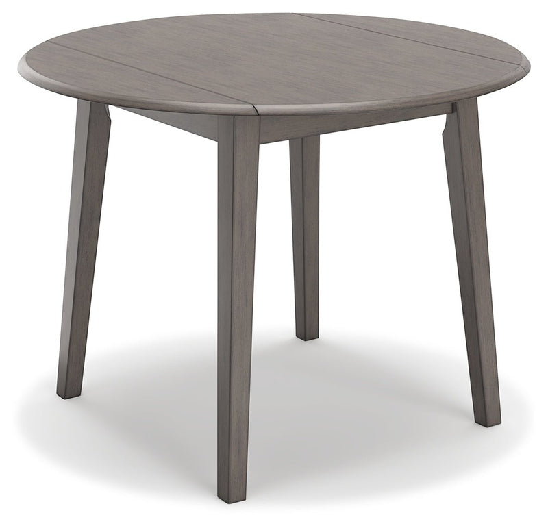 Shullden Gray Dining Table and 2 Chairs - Lara FurnitureDining Room Set