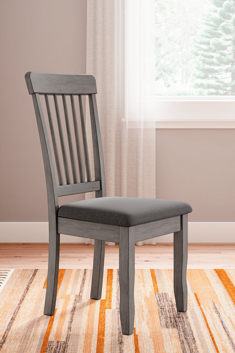 Shullden Gray Dining Table and 2 Chairs - Lara FurnitureDining Room Set